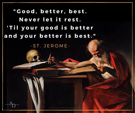Reflections A Guide To Lifes Journey St Jerome On Being The Best