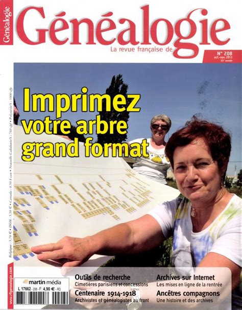 La Revue Française de Généalogie n Abonnement La Revue Française de Généalogie