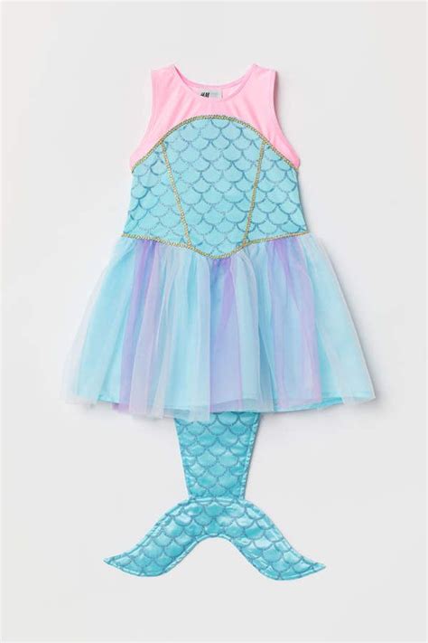 Mermaid Costume In 2020 Fancy Dress For Kids Mermaid Fancy Dress