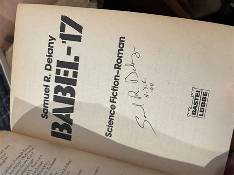 babel 17 science fiction roman de delany samuel r mass market paperback 1982 first german