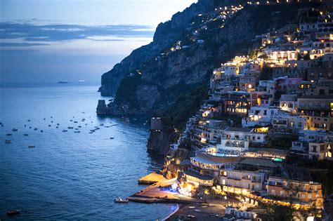 The Amalfi Coast At Night Entouriste