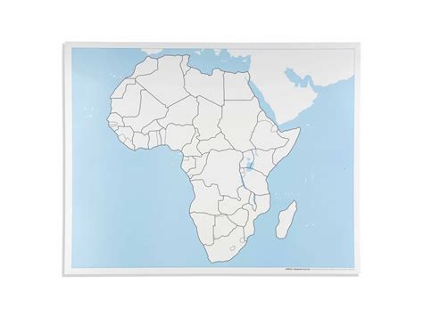 Kontrolní Slepá Mapa Afriky Starchild Sro
