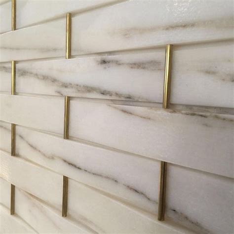 Marble And Brass Tile Darci Hether