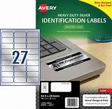 Avery Heavy Duty Silver Labels