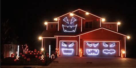 This Is Halloween Halloween Light Show House 2022 Riverside
