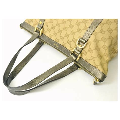 Gucci Sherry Line Gg Tote Bag Cloth Ref148185 Joli Closet