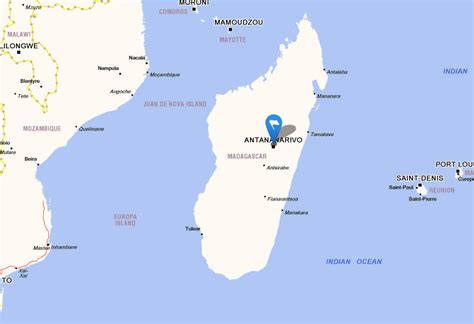 Madagascar Map And Madagascar Satellite Image