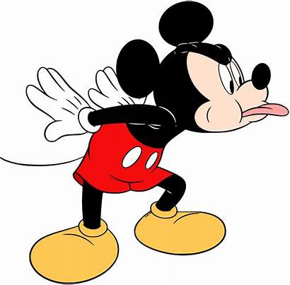 Mickey Mouse Tongue Sticking Clipart Disney Cartoon