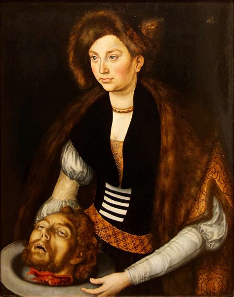 Salome With The Head Of St John The Baptist Lucas Cranach The Elder