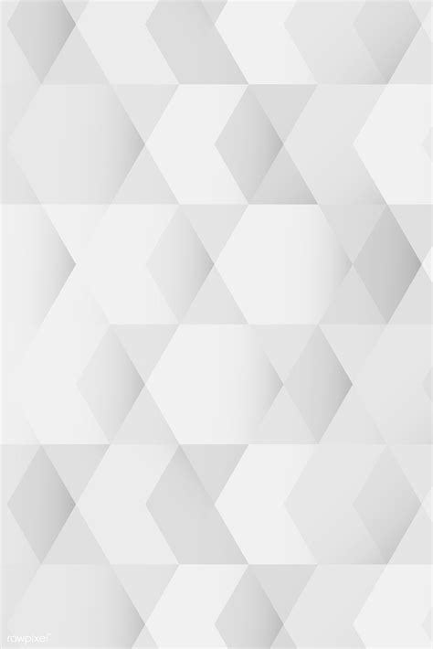 Grey And White Geometric Background