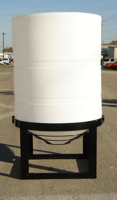 Custom Roto Molding 450 Gallon Open Top Cone Bottom Tank