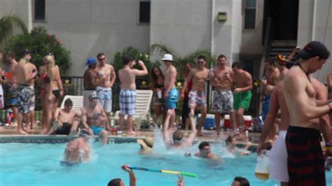 South Padre Spring Break Pool Party At Sunchase Beachfront Condos For U
