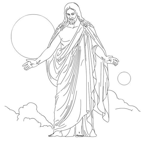Ascension Of Jesus Christ Coloring Pages Jesus Coloring Pages Lds