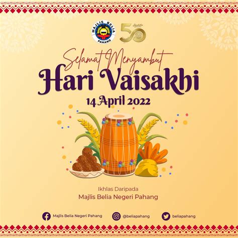 Selamat Menyambut Hari Vaisakhi Majlis Belia Negeri Pahang