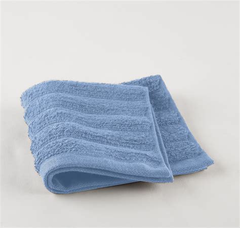 Mainstays Performance Textured Washcloth12 X 12 Blue Linen