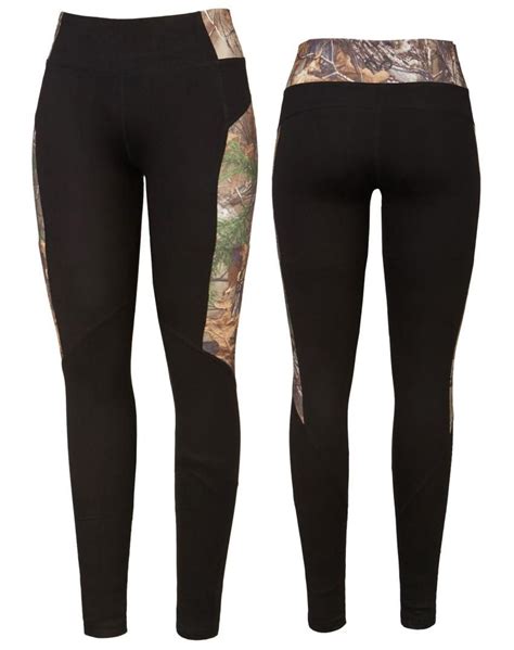 realtree women s activewear black camo pants 2017 the canopy legging uses the classic realtree