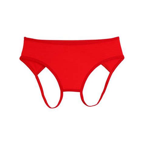 Women Backless Open Butt Panties Crotchless Briefs Thongs Lingerie