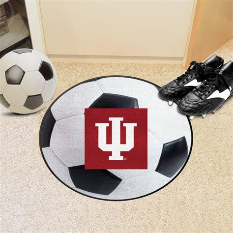 Fanmats® 1813 Indiana University 27 Dia Nylon Face Soccer Ball Floor
