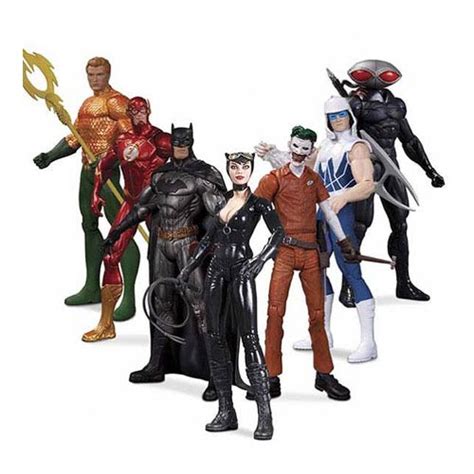 Dc Comics The New 52 Super Heroes Vs Super Villains Action Figure 7 Pack