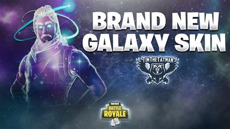First Look At The Brand New Fortnite Galaxy Skin Ft Ninja Fortnite