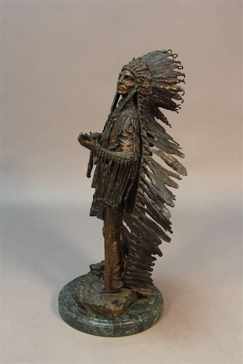 Indian Statue By Carl Kauba For Sale At 1stdibs Carl Kauba Bronze Indian Indian Chief