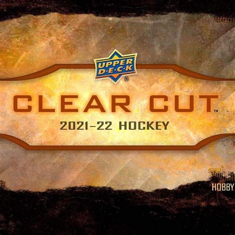 2021 22 Upper Deck Clear Cut Hockey Checklist Set Info Odds