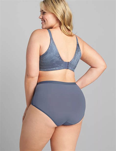 Invisible Lace Backsmoother Lightly Lined Balconette Bra Lanebryant