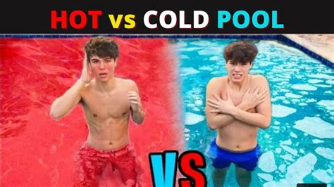 Hot Vs Cold Pool Challenge Stokes Twins Entertainment Youtube
