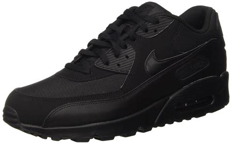 Nike 537384 090 Air Max 90 Mens Essential Running Blackblack Shoes