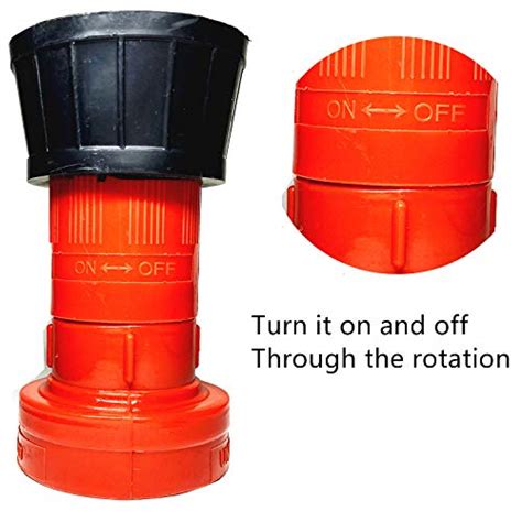 SAFBY Fire Hose Nozzle NPSH NPT Thermoplastic Fire Equipment Spray Jet