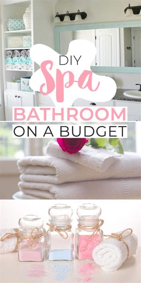 Diy Spa Bathroom On A Budget • The Budget Decorator