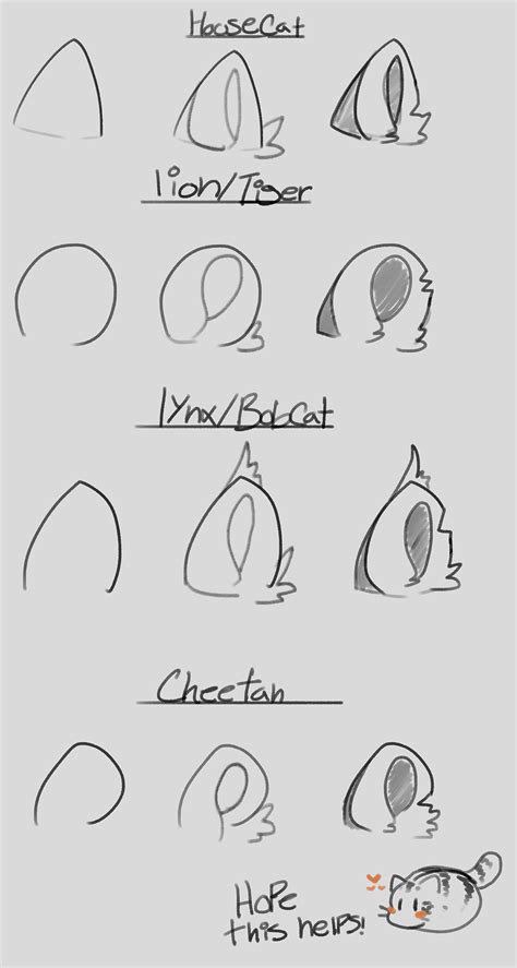 How To Draw Chibi Cat Ears By Cleverfox110 On Deviantart
