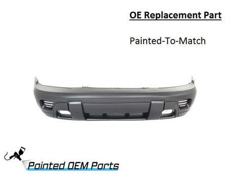 Painted 2002 2009 Chevrolet Trailblazer Suv Oe Replacement Front Bumper