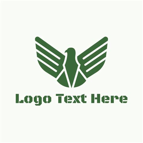 Avian Commander Wings Logo Brandcrowd Logo Maker Brandcrowd