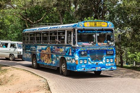 Asian Regular Public Bus In Sri Lanka Editorial Stock Photo Image Of