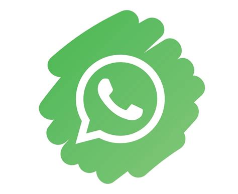 Whatsapp Social Media Logo Design Icon Symbol Vector Illustration