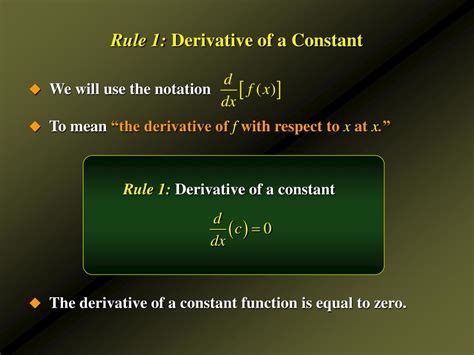 Ppt Basic Rules Of Differentiation The Product And Quotient Rules The