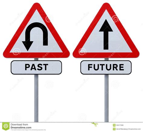 Past And Future Stock Photo Image Of Future Sign Straight 30417566