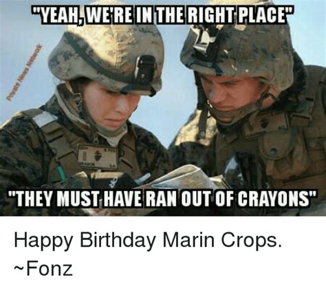With tenor, maker of gif keyboard, add popular marine corps birthday animated gifs to your conversations. EYEAH WERE INTHE RIGHT PLACEP THEY MUST HAVE RAN OUT OF ...