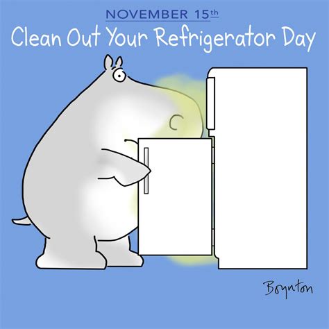 Fridge Cleaning Cartoon Images