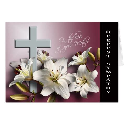 We did not find results for: Loss of Mother - With Deepest Sympathy Card | Zazzle.com