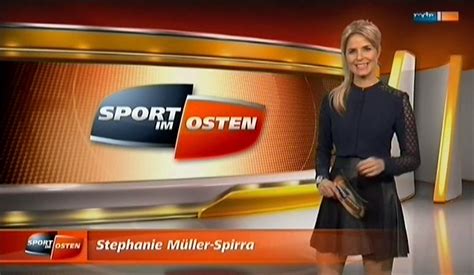 Stephanie Müller Spirra bei Sport im Osten im MDR am 13 02 2016