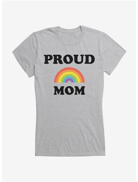 Pride Proud Rainbow Mom Girls T Shirt Hot Topic