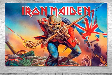 Iron maiden are an english heavy metal band formed in leyton, east london, in 1975 by bassist and primary songwriter steve harris. Painel Iron Maiden Personalizado- Frete Grátis no Elo7 ...