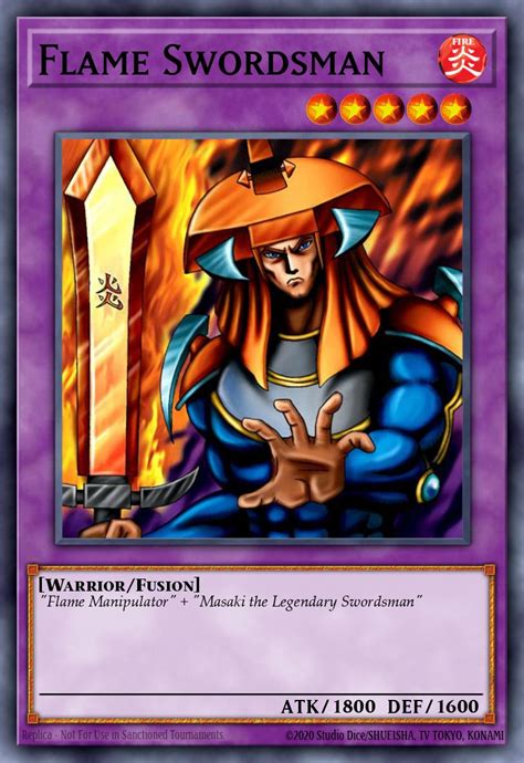 Flame Swordsman Yu Gi Oh Card Database Ygoprodeck