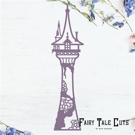 Rapunzels Tower Tangled Inspired File Design Digital Download Svg