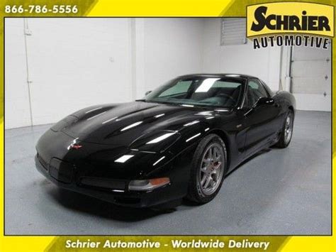 Purchase Used 2004 Chevy Corvette Z06 Black 6 Speed Manual Heads Up