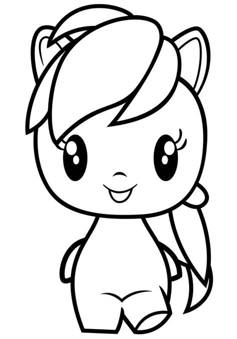 Mlp Cutie Mark Crew Applejack Coloring Page Free Printable Coloring