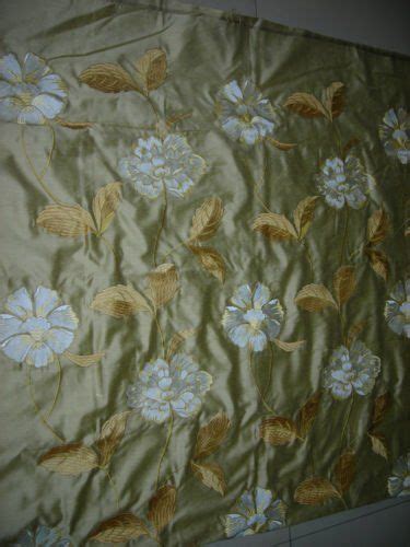 Premium Quality Silk Curtain Fabric With Beautiful Embroidery Miracle