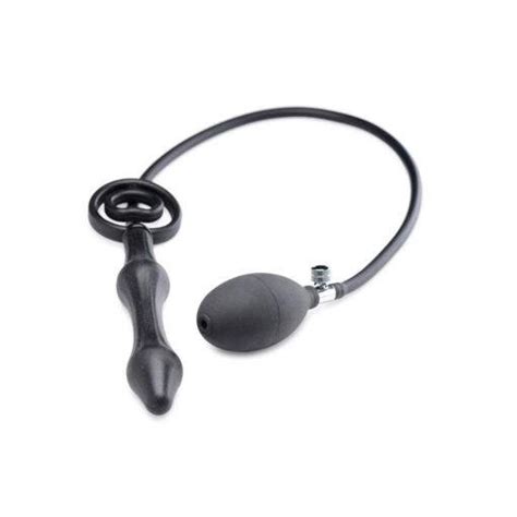 Master Series Devils Rattle Inflatable Anal Plug With Cock Ring AdultsLoveFun
